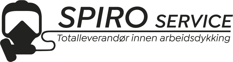 Spiroservice logo i svart