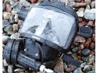Interspiro, Divator, Maske, svart, komplett med overtrykk, hatch