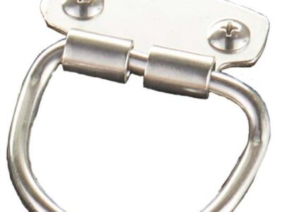 OMS, PS SS D-Ring assambly with counter plate and screws