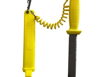 Kniv, Victory SPISS 17cm blad med gul slire