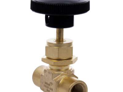 Kran, Isubc, Brass Needle Valve 1/4" NPT Female Unilok