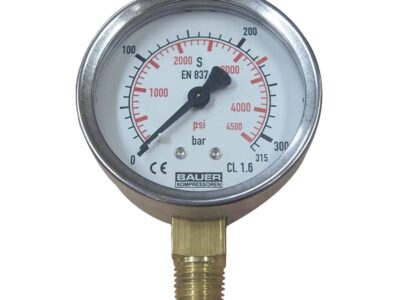 Manometer med uttak ned