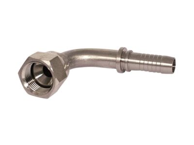 Kobling, Slangesokkel, 1/4" - 7/16" JIC Female 90° SF